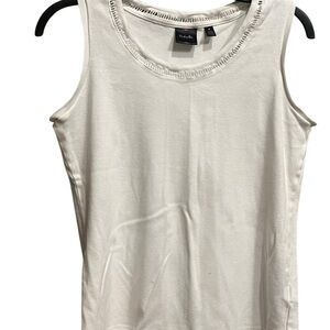 Rafaella White Tank Top Sleeveless Style